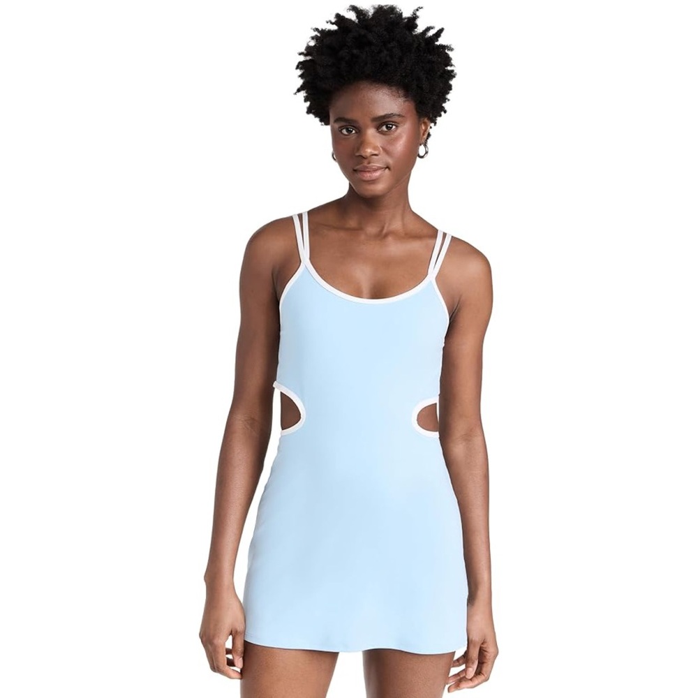 Free People Movement One More Serve Onesie Activewear Tennis Dress Size Large